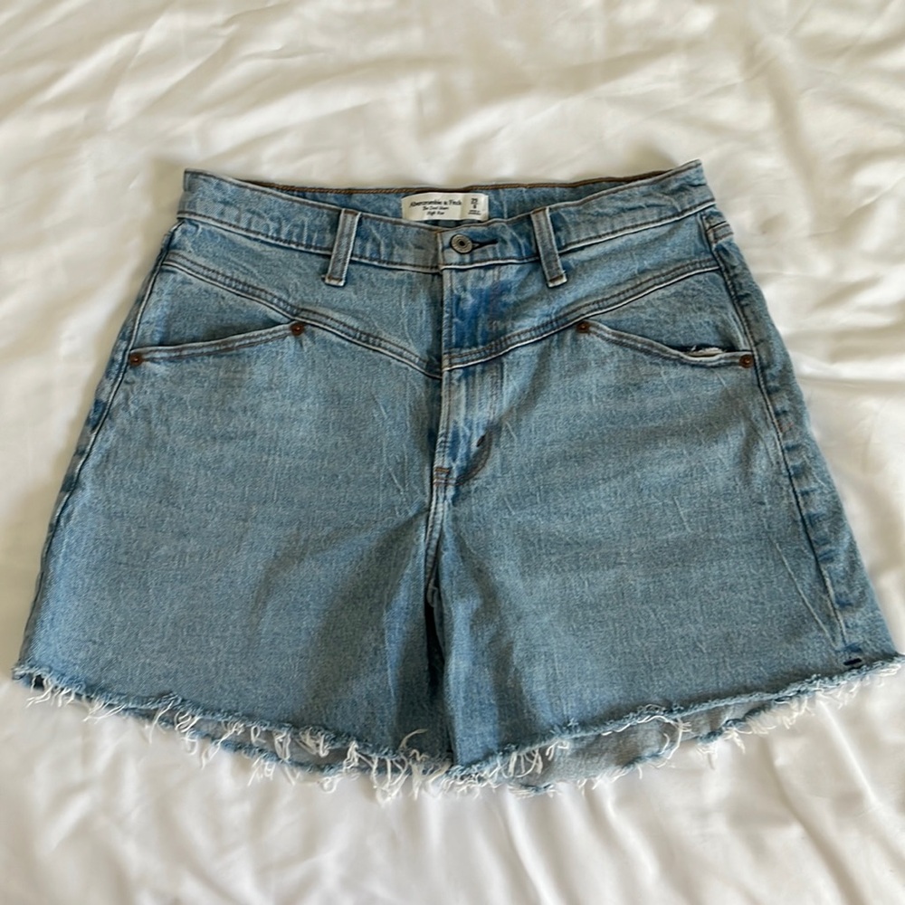 Abercrombie & Fitch Blue Jean Shorts